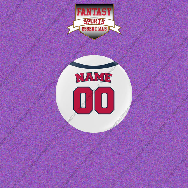 Cleveland Guardians Personalized Current Home Jersey Buttons