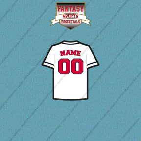 Cleveland Guardians Personalized Current Home Jersey Car Decals