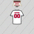 Cleveland Guardians Personalized Current Home Jersey Glossy Stickers