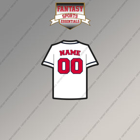 Cleveland Guardians Personalized Current Home Jersey Magnets