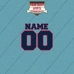 Cleveland Guardians Personalized Current Name and Number Car Decals