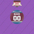 Colorado Avalanche Personalized Current Home Jersey Buttons