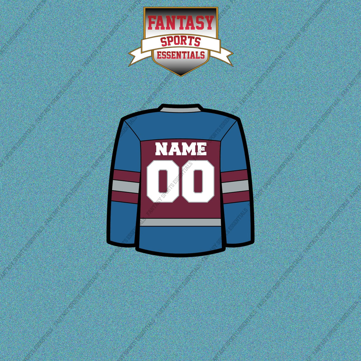 Colorado Avalanche Personalized Current Home Jersey Car Decals