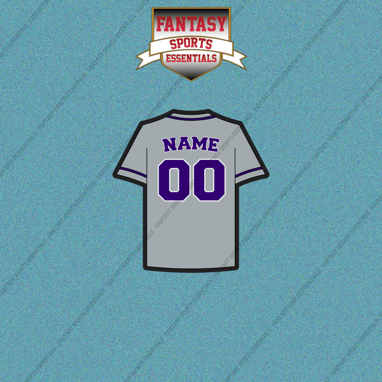 Colorado Rockies Personalized Current Away Jersey Car Decals