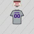 Colorado Rockies Personalized Current Away Jersey Glossy Stickers
