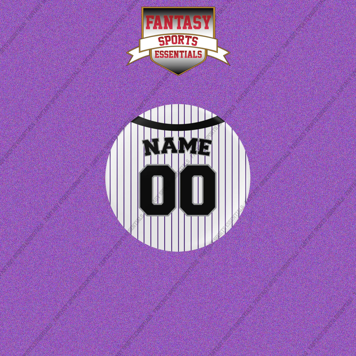 Colorado Rockies Personalized Current Home Jersey Buttons