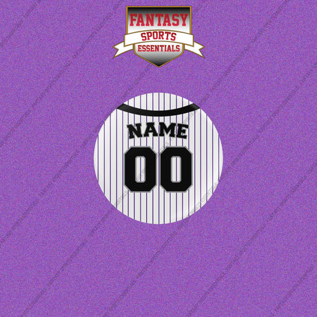 Colorado Rockies Personalized Current Home Jersey Buttons
