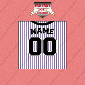 Colorado Rockies Personalized Current Home Jersey Wall Art Prints