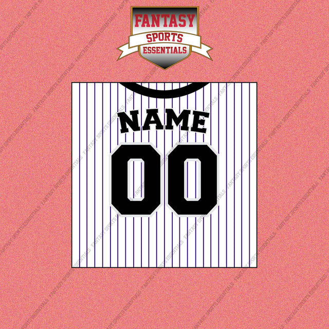 Colorado Rockies Personalized Current Home Jersey Wall Art Prints
