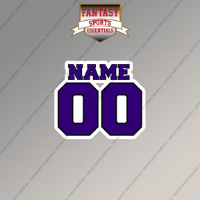 Colorado Rockies Personalized Current Name and Number Magnets