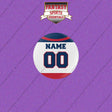 Columbus Blue Jackets Personalized Current Away Jersey Buttons