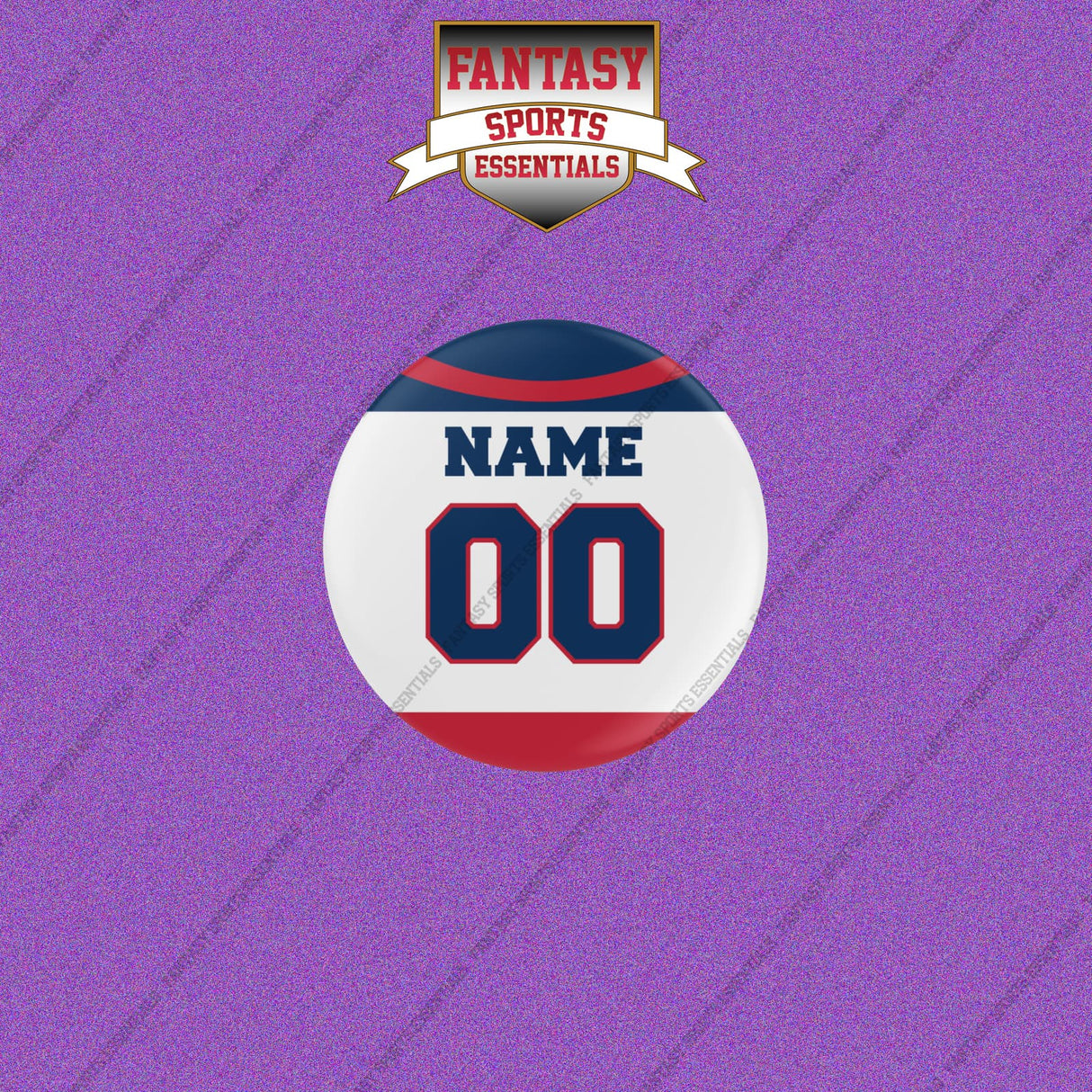 Columbus Blue Jackets Personalized Current Away Jersey Buttons
