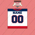 Columbus Blue Jackets Personalized Current Away Jersey Wall Art Prints