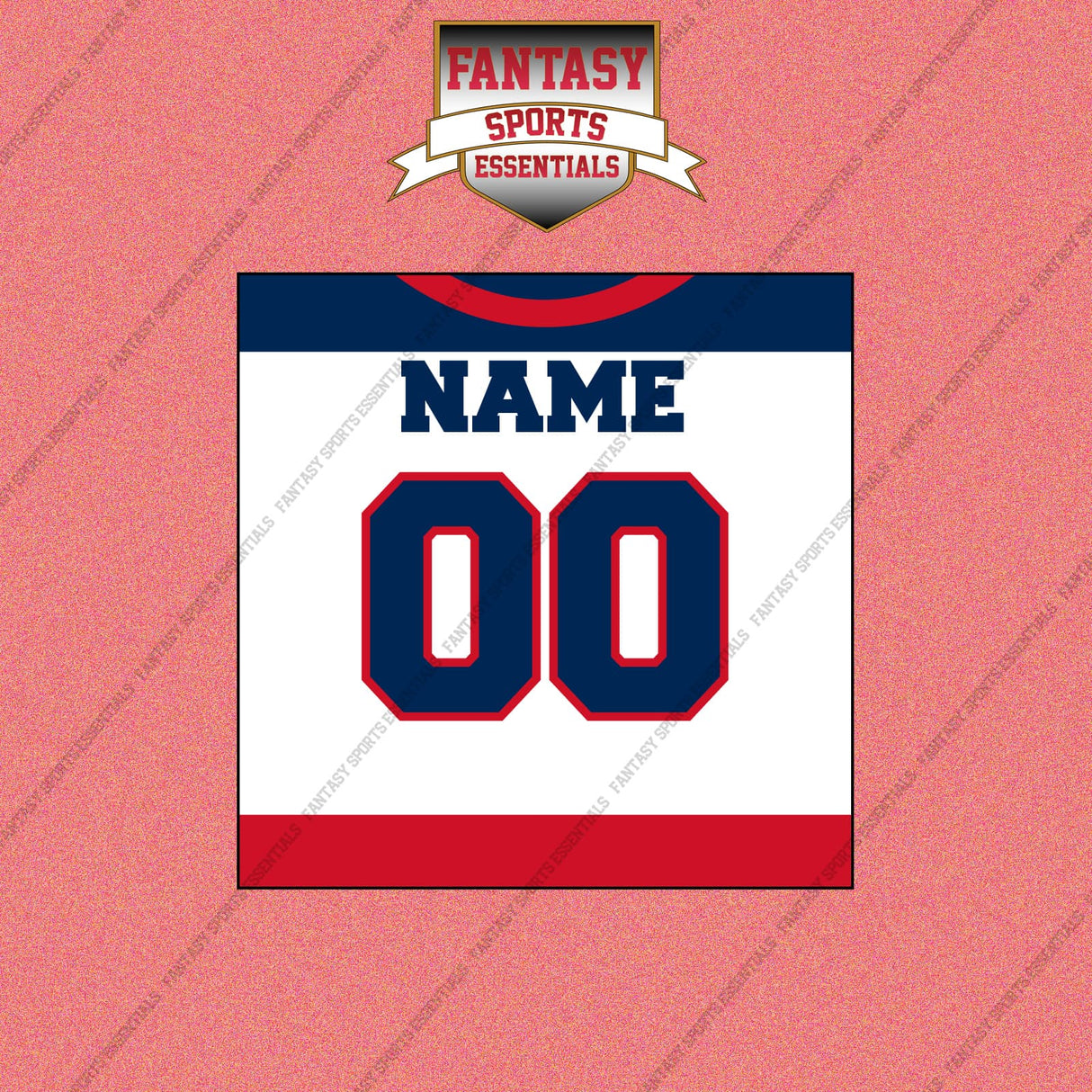 Columbus Blue Jackets Personalized Current Away Jersey Wall Art Prints