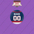 Columbus Blue Jackets Personalized Current Home Jersey Buttons