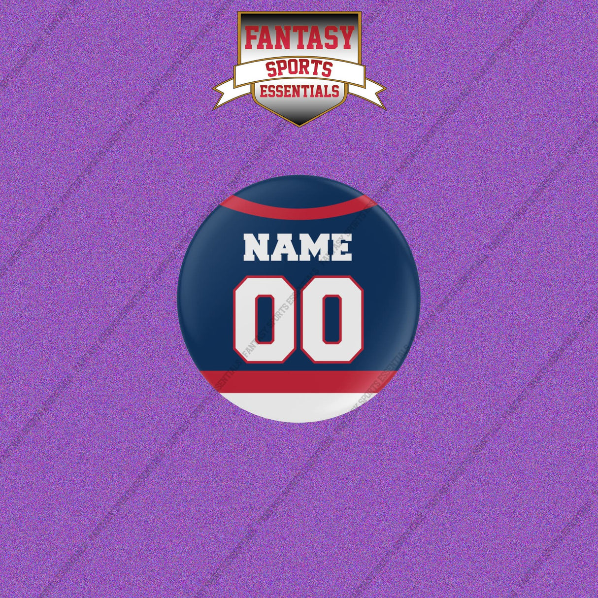 Columbus Blue Jackets Personalized Current Home Jersey Buttons