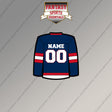 Columbus Blue Jackets Personalized Current Home Jersey Magnets
