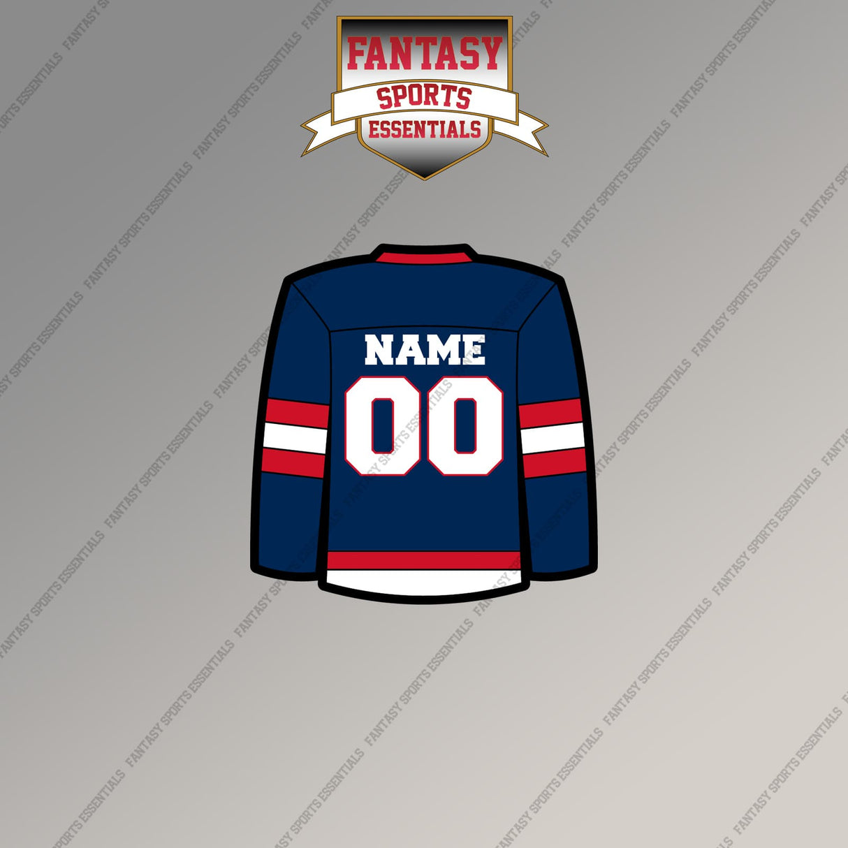 Columbus Blue Jackets Personalized Current Home Jersey Magnets