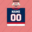 Columbus Blue Jackets Personalized Current Home Jersey Wall Art Prints