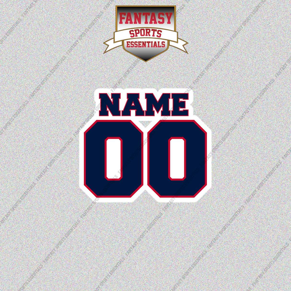 Columbus Blue Jackets Personalized Current Name and Number Glossy Stickers