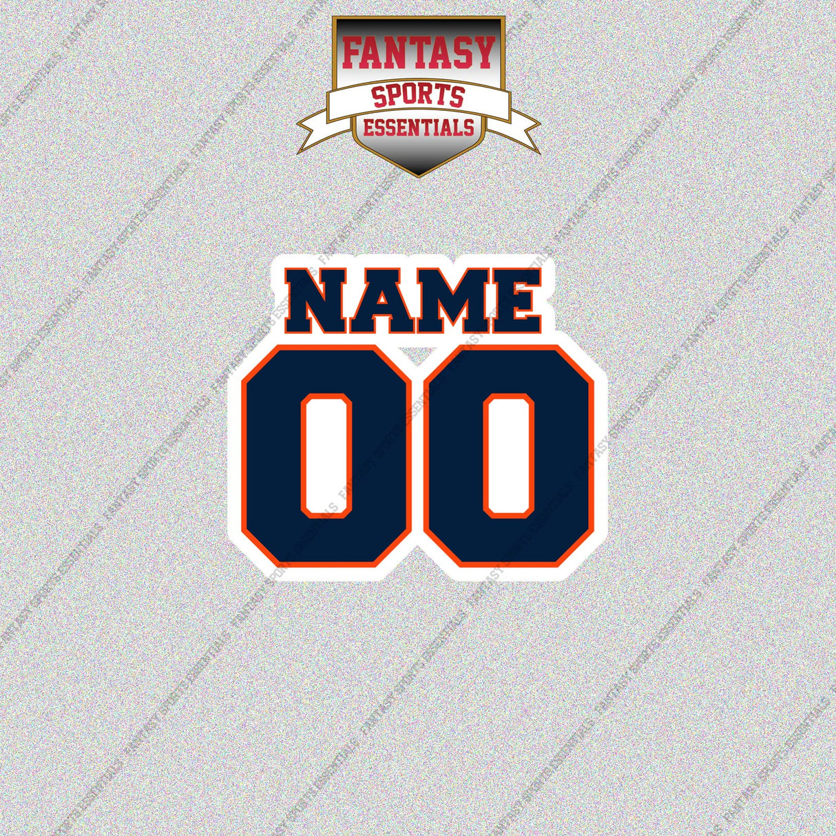 Detroit Tigers Personalized Current Name and Number Glossy Stickers