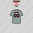 Detroit Tigers Personalized Current Away Jersey Glossy Stickers