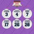 Dallas Cowboys 2025 Away Jersey Button Pins (Choose Your Player) Page 1