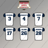 Dallas Cowboys 2025 Away Jersey Magnets (Choose Your Player) Page 1
