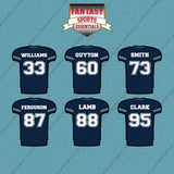 Dallas Cowboys 2025 Home Jersey Car Decals (Choose Your Player) Page 2