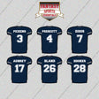 Dallas Cowboys 2025 Home Jersey Glossy Stickers (Choose Your Player) Page 1