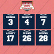 Dallas Cowboys 2025 Home Jersey Wall Art Prints (Choose Your Player) Page 1