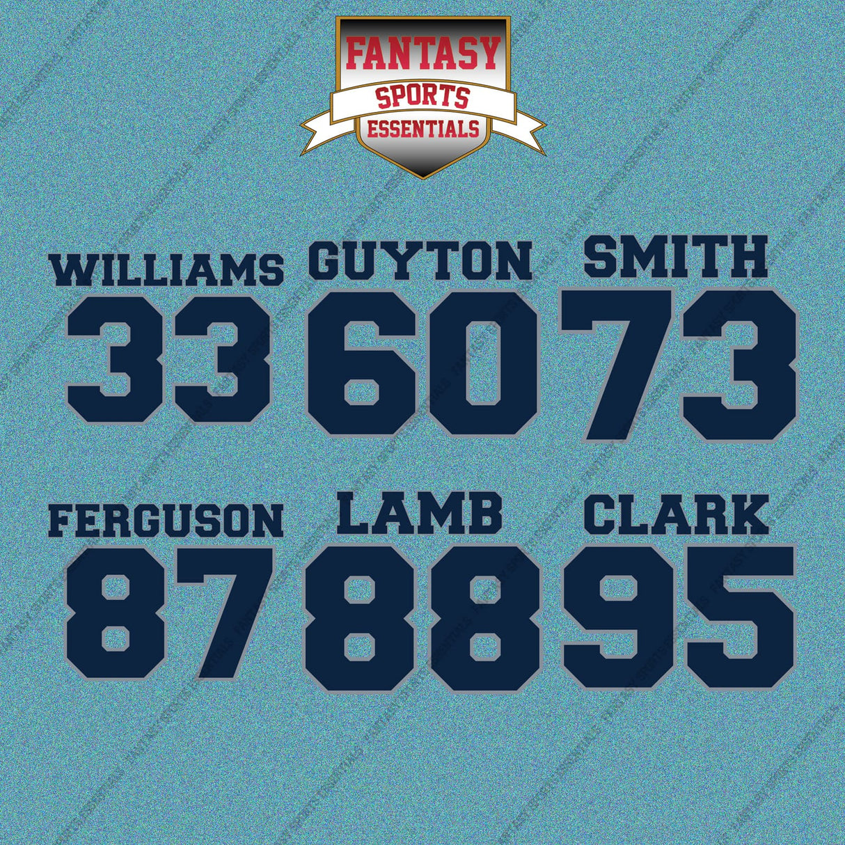 Dallas Cowboys 2025 Name and Number Car Decals (Choose Your Player) Page 2