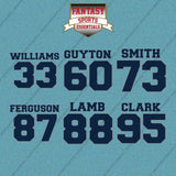 Dallas Cowboys 2025 Name and Number Car Decals (Choose Your Player) Page 2