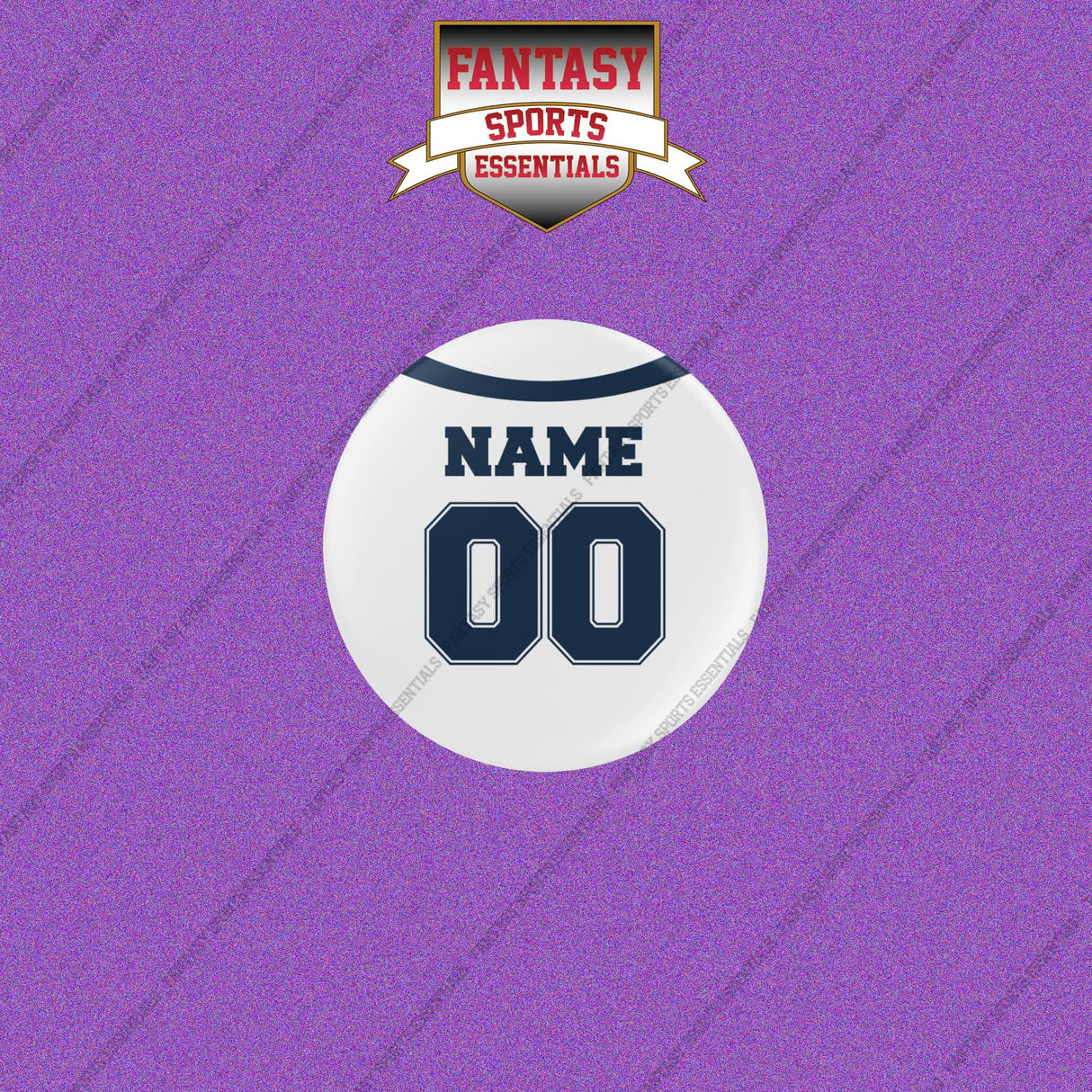 Dallas Cowboys Personalized Current Away Jersey Buttons