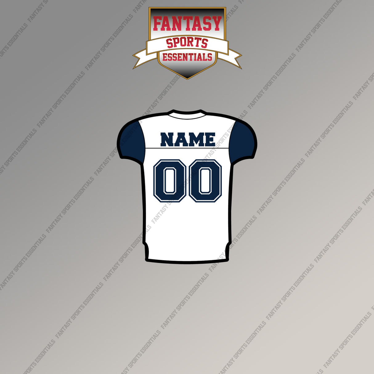 Dallas Cowboys Personalized Current Away Jersey Magnets