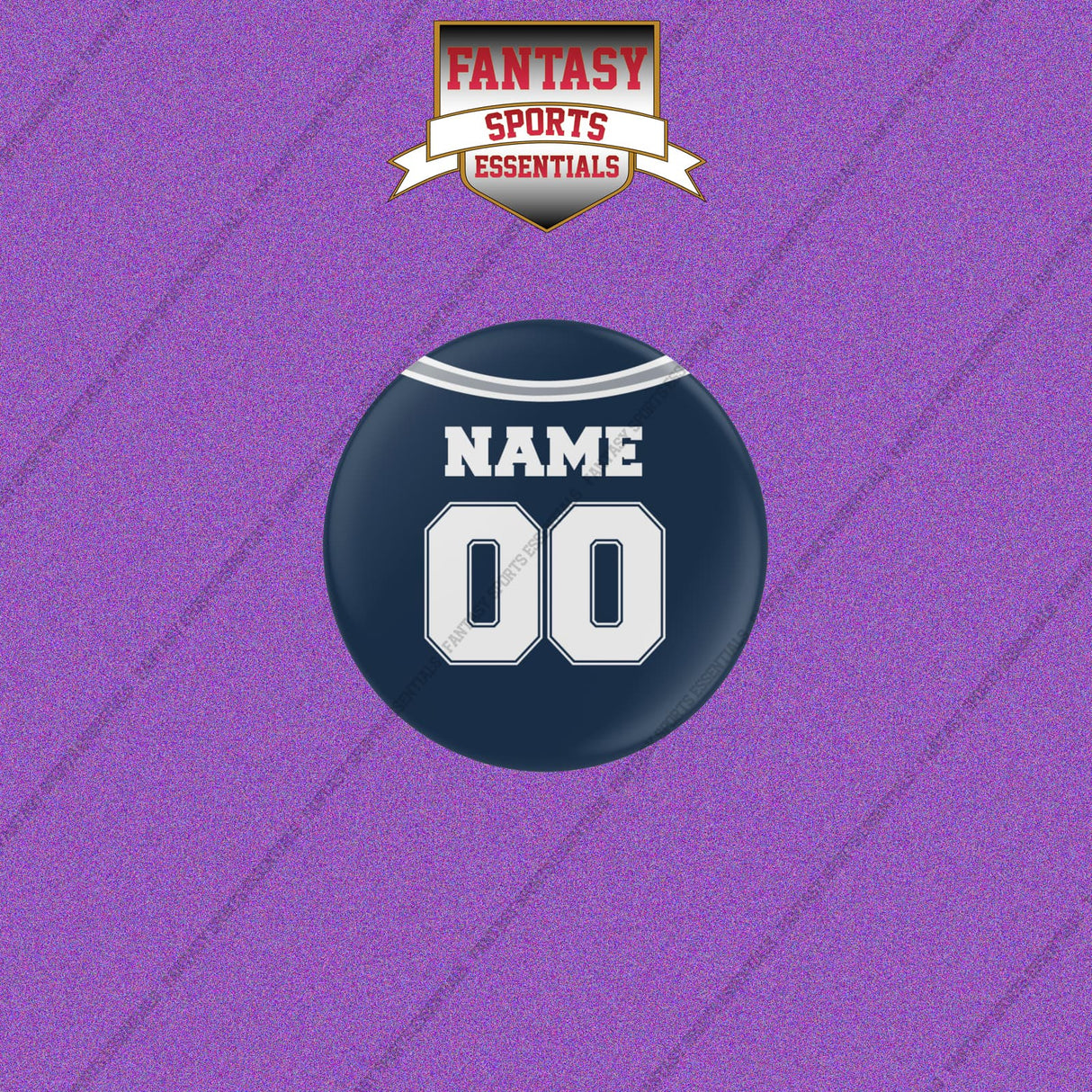 Dallas Cowboys Personalized Current Home Jersey Buttons