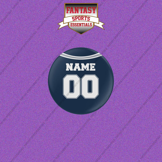 Dallas Cowboys Personalized Current Home Jersey Buttons