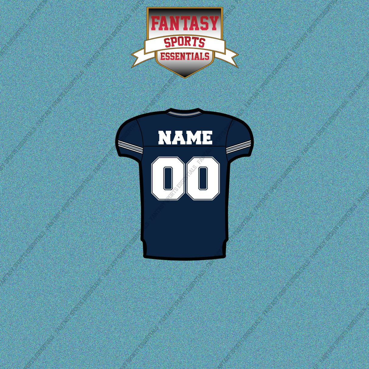 Dallas Cowboys Personalized Current Home Jersey Car Decals