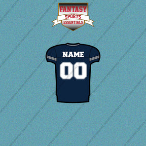 Dallas Cowboys Personalized Current Home Jersey Car Decals