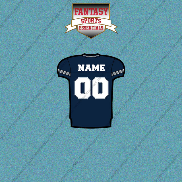 Dallas Cowboys Personalized Current Home Jersey Car Decals