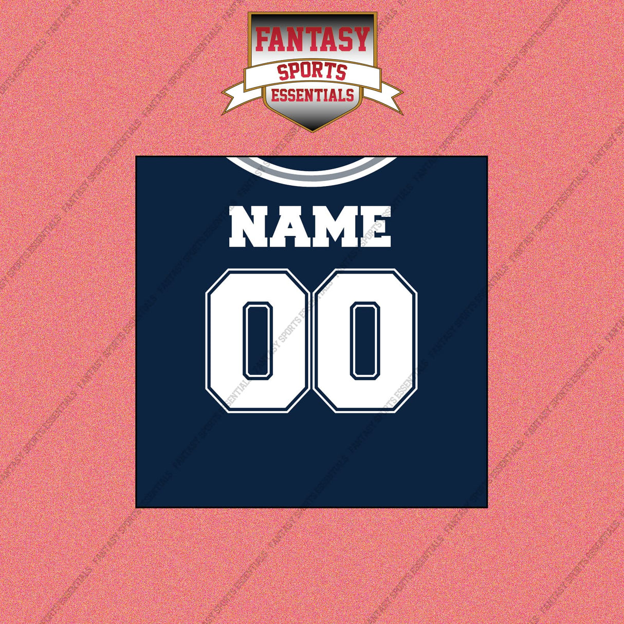 Dallas Cowboys Personalized Current Home Jersey Wall Art Prints