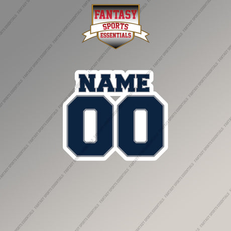 Dallas Cowboys Personalized Current Name and Number Magnets