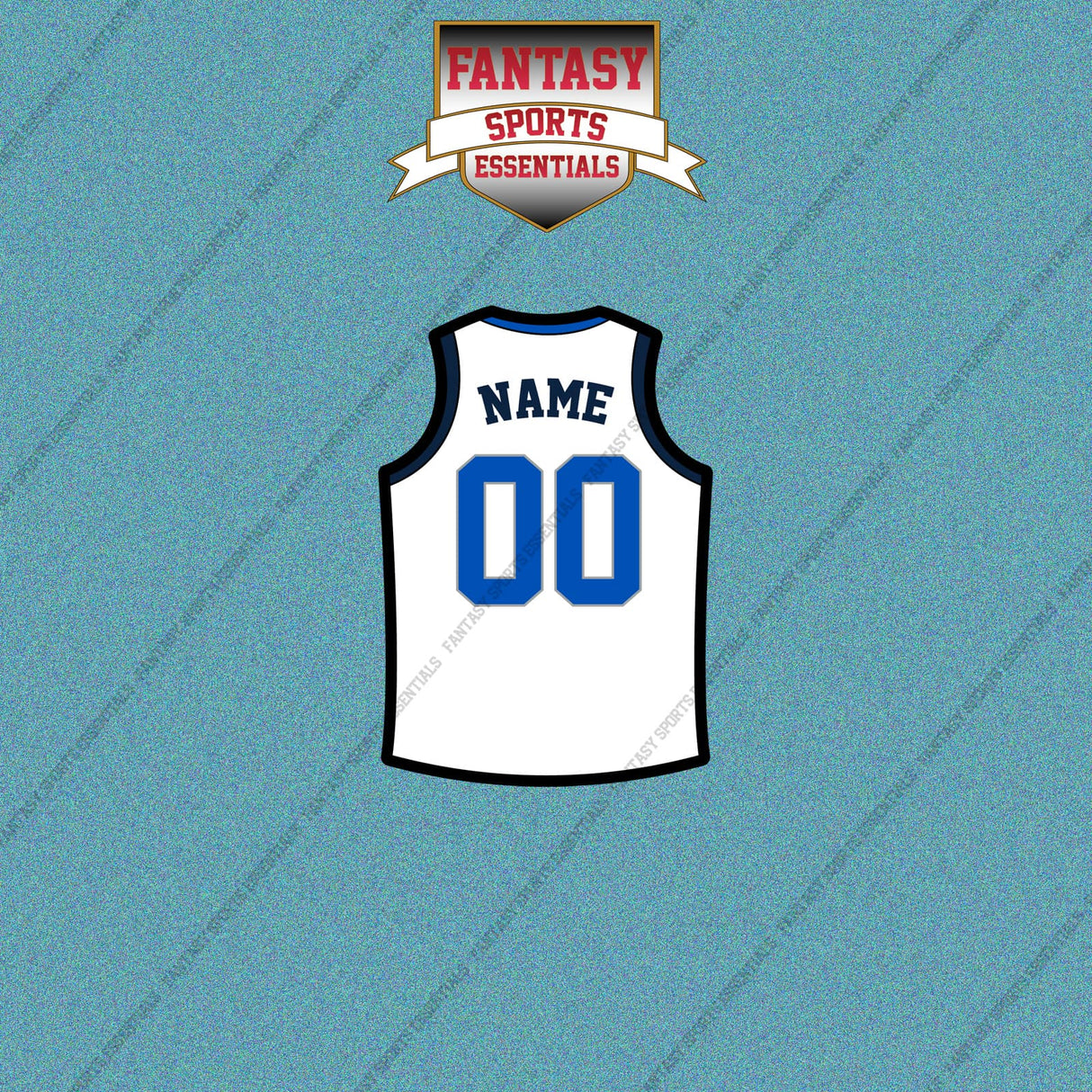 Dallas Mavericks Personalized Current Away Jersey Car Decals