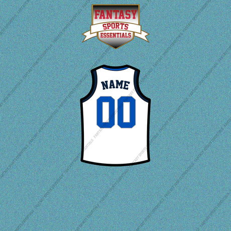 Dallas Mavericks Personalized Current Away Jersey Car Decals