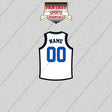 Dallas Mavericks Personalized Current Away Jersey Glossy Stickers