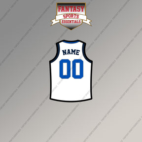 Dallas Mavericks Personalized Current Away Jersey Magnets