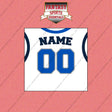 Dallas Mavericks Personalized Current Away Jersey Wall Art Prints