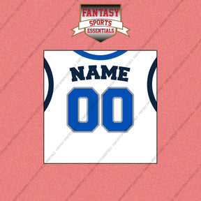 Dallas Mavericks Personalized Current Away Jersey Wall Art Prints