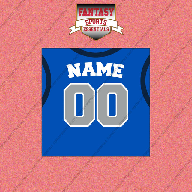 Dallas Mavericks Personalized Current Home Jersey Wall Art Prints
