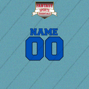 Dallas Mavericks Personalized Current Name and Number Car Decals